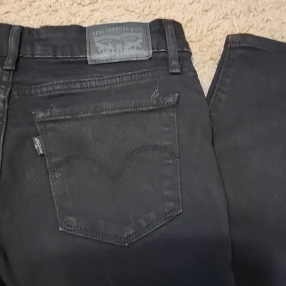 Levi Strauss 711 Skinny Black Jeans Sz. 28 - Picture 4 of 4